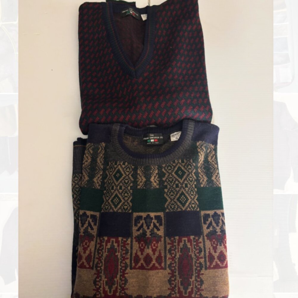 The Italian Sweater Company Men's Sweaters 2pcs. Size XL